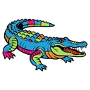 alligator Pop Art icon