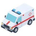ambulance Isometric icon