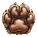 animal paw Oil Painting icon