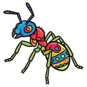 ant Pop Art icon
