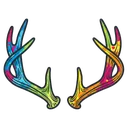 antlers Pop Art icon