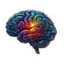 artificial intelligence brain Oil Painting icon
