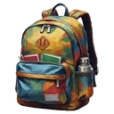 backpack school bag Oil Painting icon