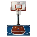 basketball hoop court Oil Painting icon