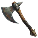 battle axe Oil Painting icon