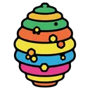 beehive Pop Art icon