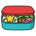 bento box Pop Art icon