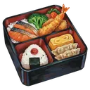 bento box Oil Painting icon