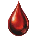 blood drop Oil Painting icon