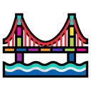 bridge Pop Art icon