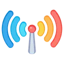 broadcast signal Isometric icon