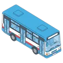 bus Isometric icon