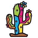 cactus Pop Art icon