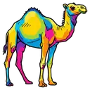 camel Pop Art icon