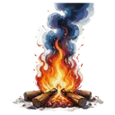 campfire Oil Painting icon