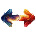 carousel slider arrows Oil Painting icon