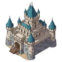 castle Isometric icon