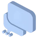 chat bubble Isometric icon