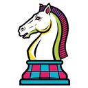 chess piece Pop Art icon