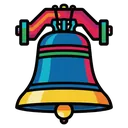 church bell Pop Art icon