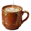 coffee break mug Oil Painting icon