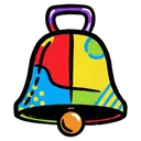 cowbell Pop Art icon