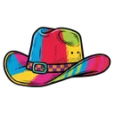 cowboy hat Pop Art icon
