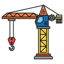crane (machine) Pop Art icon