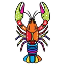 crawfish Pop Art icon