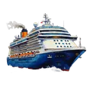 cruise ship Oil Painting icon