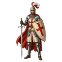 crusader Oil Painting icon
