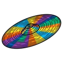 cymbal Pop Art icon
