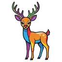 deer Pop Art icon
