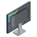 desktop monitor Isometric icon