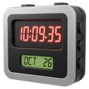 digital clock Photorealistic icon