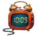 digital clock Oil Painting icon