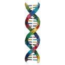 dna helix strand Oil Painting icon