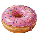 donut pastry dessert Oil Painting icon