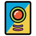 doorbell Pop Art icon