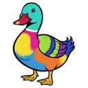 duck Pop Art icon