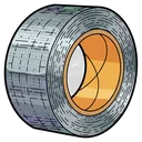 duct tape Pop Art icon