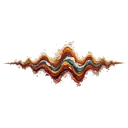 earthquake seismic wave Oil Painting icon