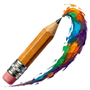 edit pencil modify Oil Painting icon