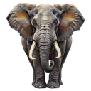 elephant Oil Painting icon