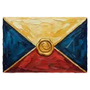 email envelope Oil Painting icon