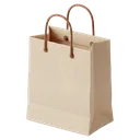 empty shopping bag Photorealistic icon