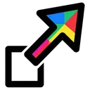 external link arrow Pop Art icon