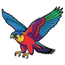 falcon Pop Art icon