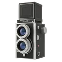 film camera Photorealistic icon