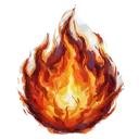 fireball Oil Painting icon